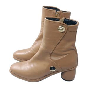 REIKE NEN Curved Middle Ankle Boots Women's Size 38 EU | 8 US Brown Retail $508